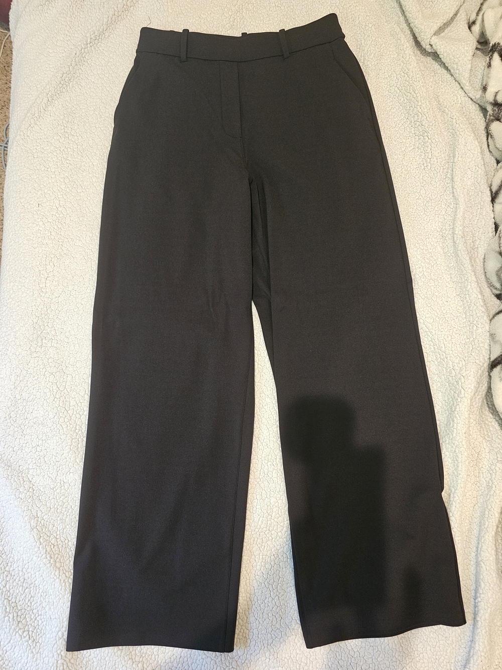 Lululemon Day Drift High Rise Wide Leg Trouser Black Medium Short